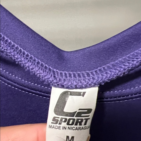 Purple GCU Ice Hockey T-Shirt Size Medium - Picture 3 of 4